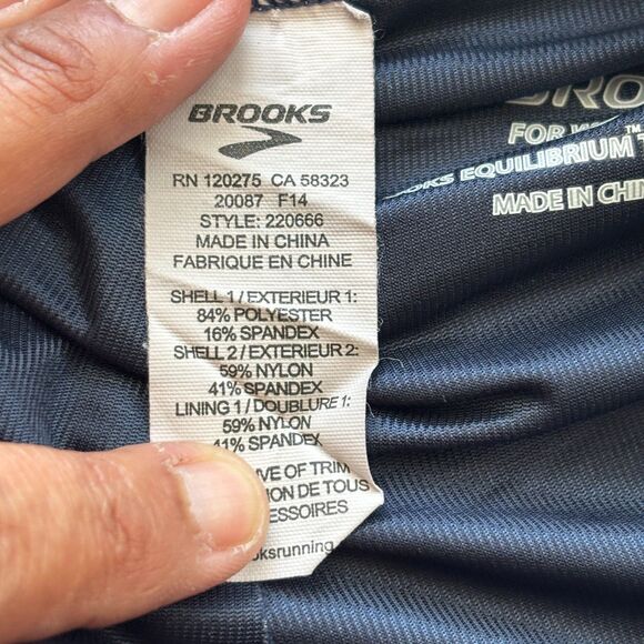 Brooks For Women Running Tennis Pickleball Skirt Style 220666 Navy Size S - Picture 9 of 9